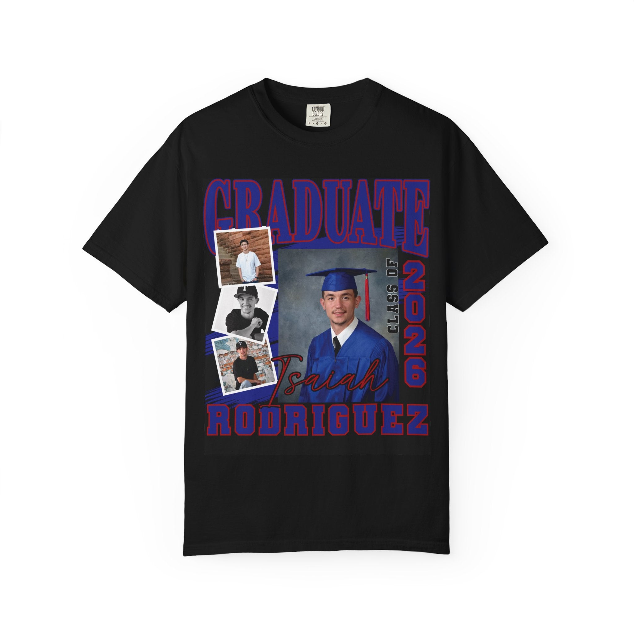 Isaiah grad shirt woman's black