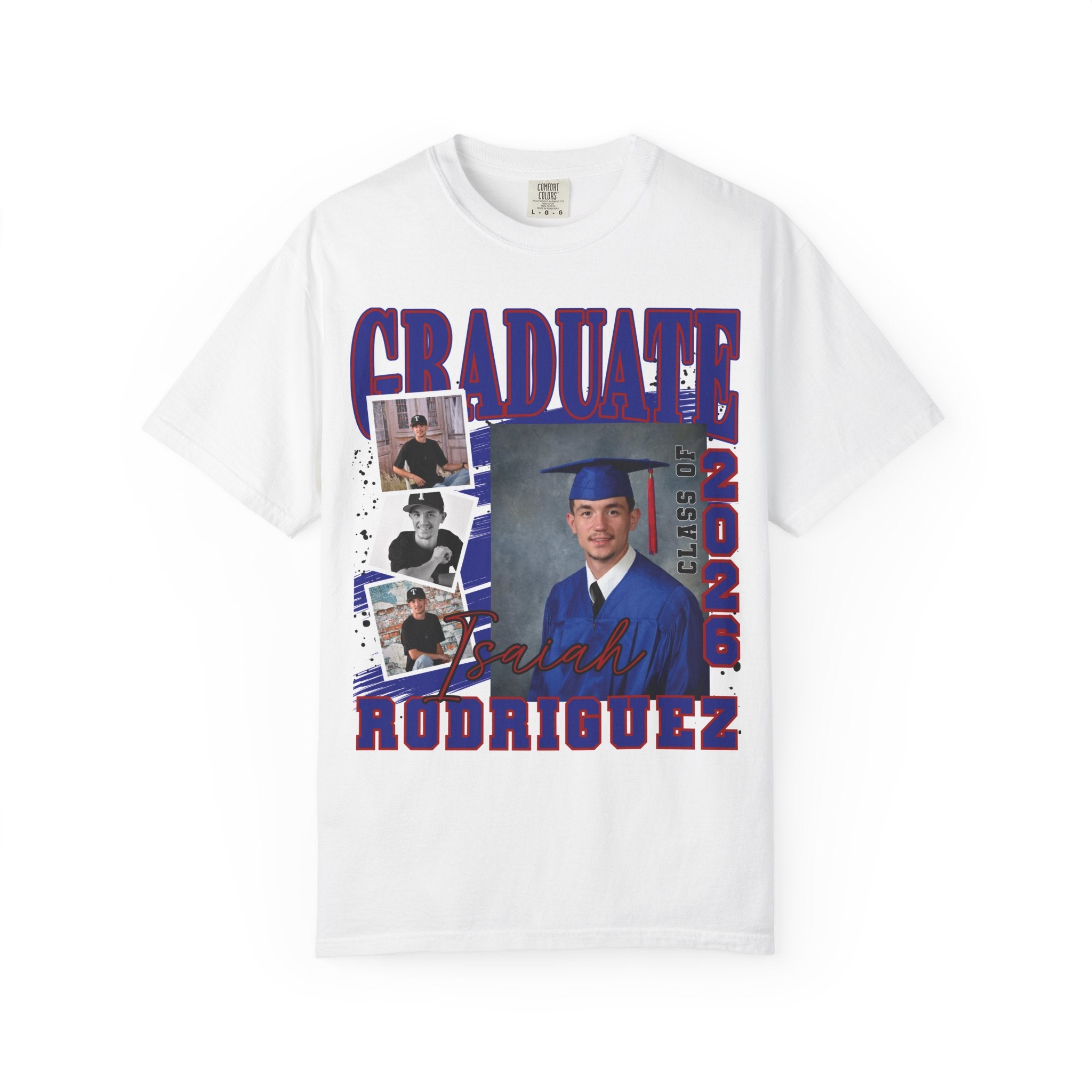 Isaiah Grad shirt Mens white